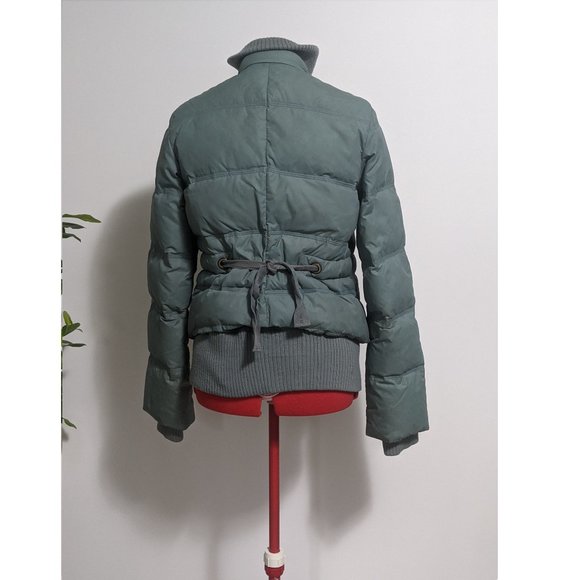 Diesel -- Real duck down winter bomber jacket in teal - Picture 2 of 2